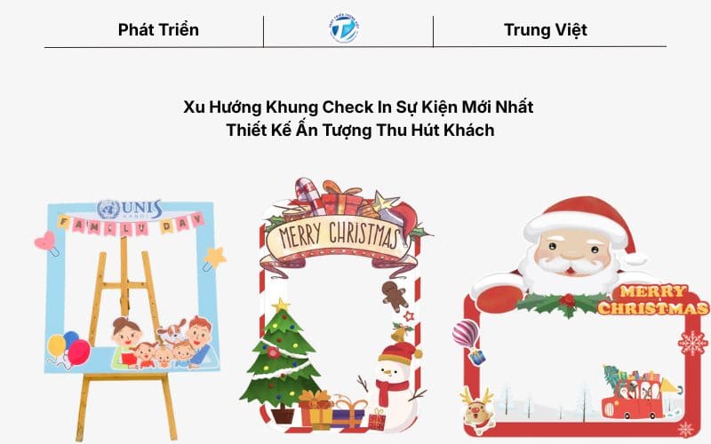Xu Hướng Khung Check In Sự Kiện Mới Nhất - Thiết Kế Ấn Tượng Thu Hút Khách